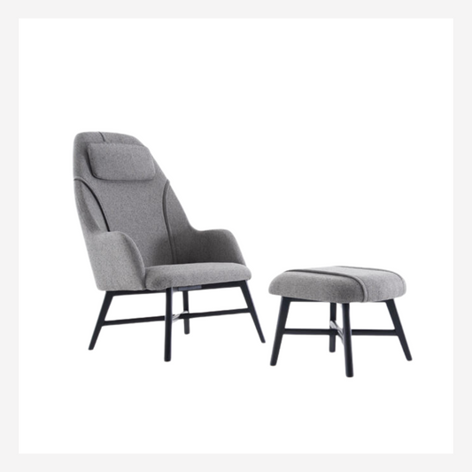 Dunas Accent Chair & Ottoman