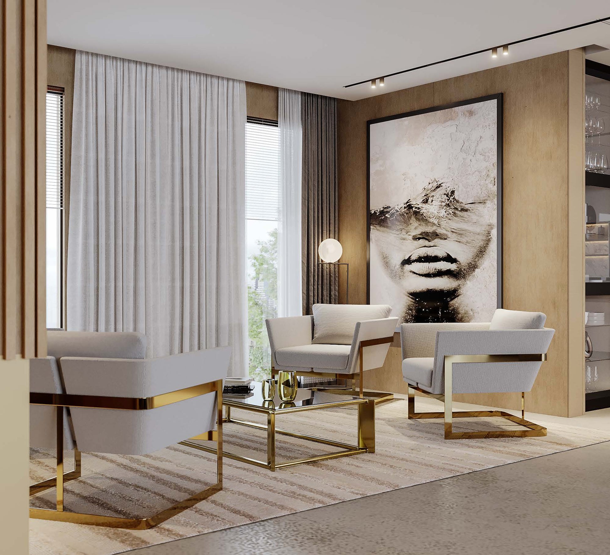 Galant Accent Chair - LUXUS MAISON