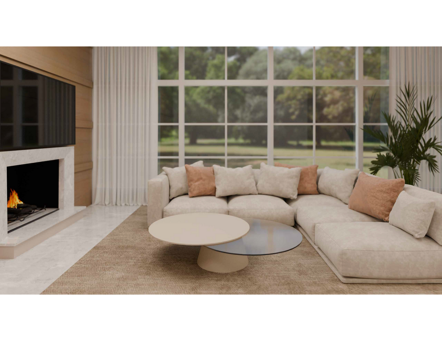 Milanese Arb Coffee Table