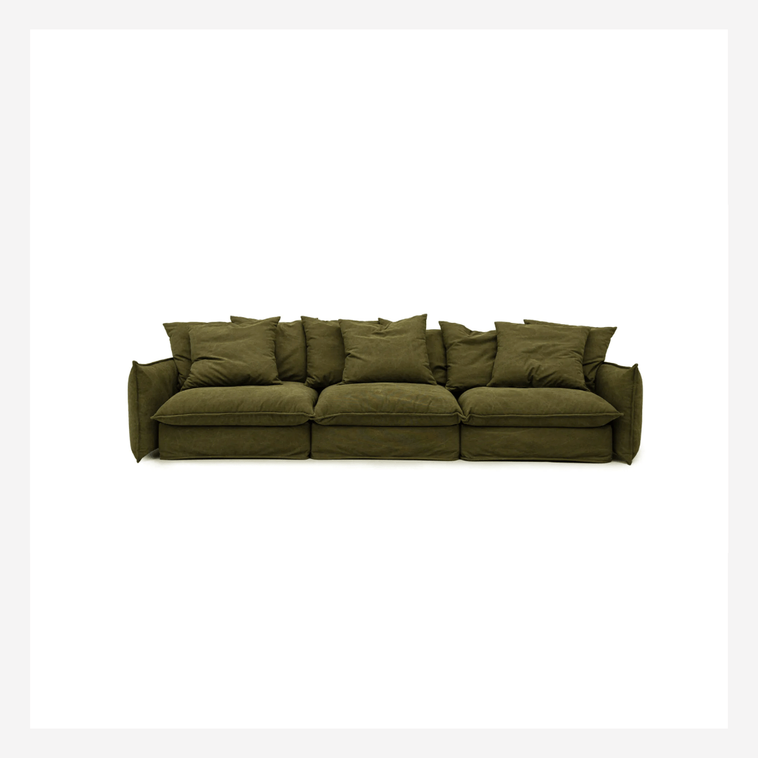 Navy Cozy Comfort Sofa - LUXUS MAISON