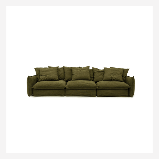 Navy Cozy Comfort Sofa - LUXUS MAISON