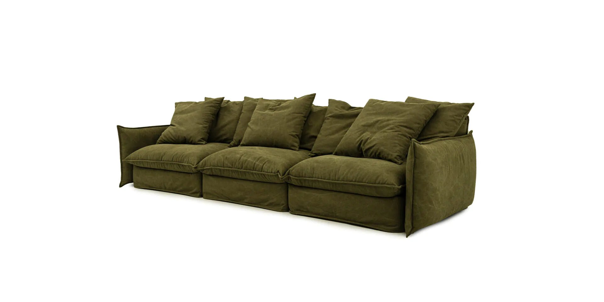Navy Cozy Comfort Sofa - LUXUS MAISON