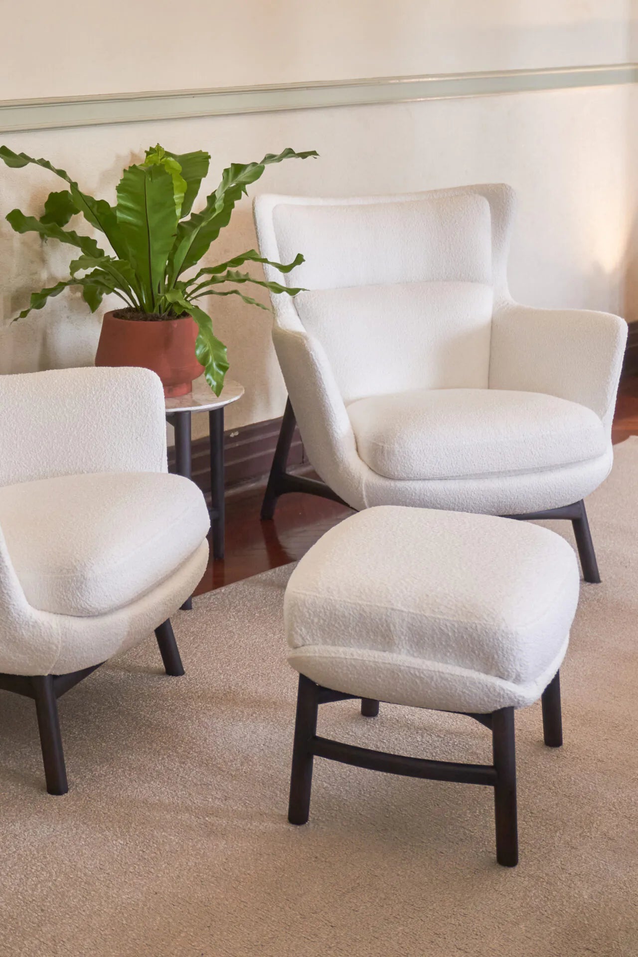 Sublime Accent Chair & Ottoman